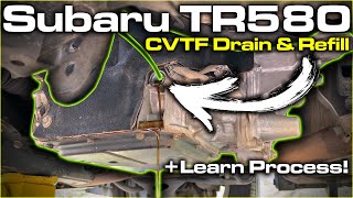 Subaru TR580 Valve Body Replacement Part 2 Fluid Replacement amp Learn Process [upl. by Amalee]