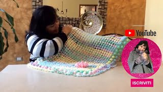 ✨COME FARE ALLUNCINETTO O CROCHET UNA COPERTINA PER BABY  Uncinettando con LAURA CEPEDA ✨tutorial [upl. by Ailbert506]