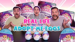 Wir öffnen 15 REAL LIFE Adopt me Eggs Kaan Dania Claudio [upl. by Alrac439]