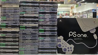 PS1 games amp brand new console pricedcleaned and put on the shelves this morning8Bit Hall of Fame [upl. by Anwahsal344]