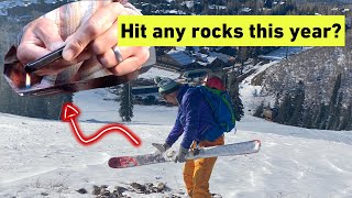 How to Ptex repair a ski  Simple real life demonstration [upl. by Brittani]