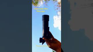 diy binoculars lens mini telescope 🔭 telescope space astro shrots [upl. by Annette256]