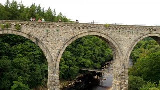 Stunning Lambley Viaduct One Of The Best In The UK 4K 1080p [upl. by Ardnauqal]