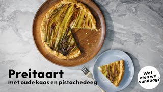 Preitaart met oude kaas en pistache – recept – Allerhande [upl. by Arreyt]