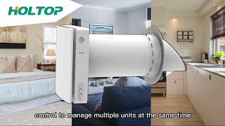 The Ultimate Decentralized Ventilation with Heat Recovery  Single Room ERV 20 [upl. by Matti]