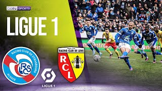 Strasbourg vs Lens  LIGUE 1 HIGHLIGHTS  04032022  beIN SPORTS USA [upl. by Squires]