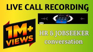 Live interview call with HR manager Rajshekarvision  Thanks for 1 Million Views [upl. by Eelasor345]