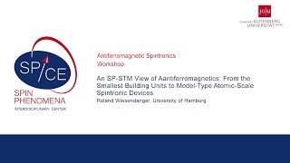 Talks  Antiferromagnetic Spintronics  Roland Wiesendanger  An SPSTM View of Antiferromagnetics [upl. by Annayoj]