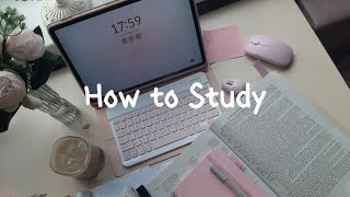 HOW TO STUDY  STUDYING TIPS  HIGHSCHOOL  COLLEGE  GET BETTER GRADES [upl. by Dickenson]