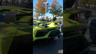 Gintani Svj revs🔥lamborghini aventadoresvj gintani revlimiter flames exhaust exhaustsound [upl. by Idden773]