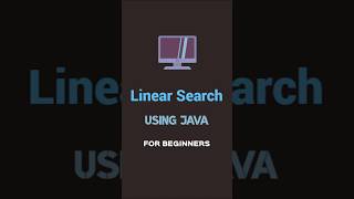 quotUncover the Power of Linear Search in Java 🔍 Fast amp Easy Element Findingquot [upl. by Atinahs]