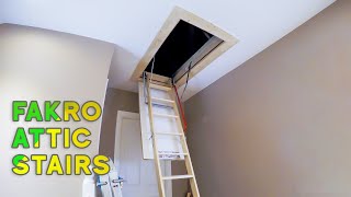 How to Install Fakro Attic stairs Pro Insulation [upl. by Willi37]