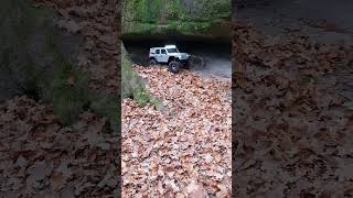 Im Steinbrüchlein mit dem SCX6 Jeep JLU Wrangler 16 4WD Rock Crawler [upl. by Ynaffat797]