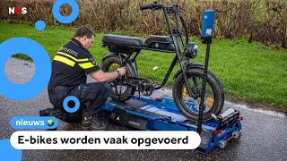 Politie kan nu ook controleren of fatbikes te hard gaan [upl. by Enyrb]