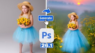 Outdoor Photo Editing in Photoshop Beta 261  Enhance Your Photography Skills [upl. by Sihun]