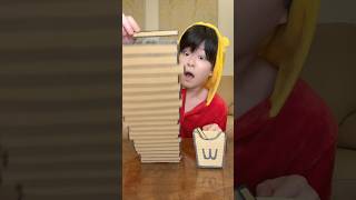 KNOCK DOWN A CARDBOARD POTATO TOWER！asmr [upl. by Skricki]