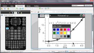 Datenanalyse mit der TINspire CX Technologie [upl. by Aikyn899]