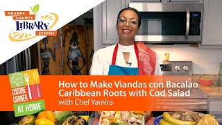 How to Make Viandas con Bacalao  Caribbean Roots with Cod Salad [upl. by Holms]