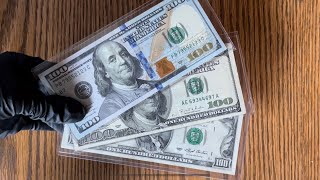 How to tell if your 100 dollar bills are real with older and newer bills [upl. by Reklaw888]