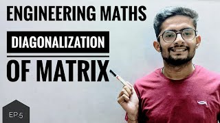 DIAGONALIZATION OF MATRIX  HINDI  INTELFLY  EP5  ENGG MATHS [upl. by Nanis288]