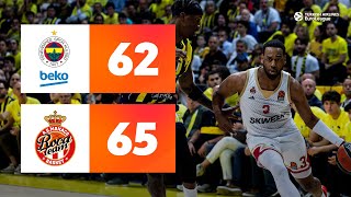 Fenerbahce  AS Monaco  Tight DEFENSE in PLAYOFFS Game 4 202324 Turkish Airlines EuroLeague [upl. by Nuajed]