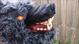 Howling Werewolf NewRaySun Electronics  Animated Halloween Decoration [upl. by Toth384]