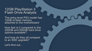 12GB PS3 Install Testing vs 250GB500GBSSD [upl. by Anitnuahs]