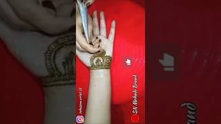 New stylish mehndi design Easy Front hand mehndi design Mehndiviralvideoviralshorts shortsfeed [upl. by Aivitnahs]