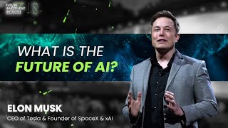 Elon Musk predicts 10 BILLION robots will replace humans by 2040 at FII8 [upl. by Harlamert]