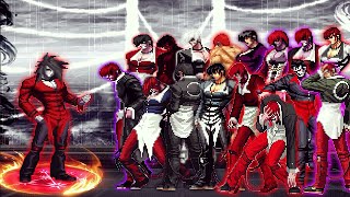 KOF Mugen Remus Vs Ultimate Iori Yagami Team Vs 1 Vs 16 [upl. by Hazelton]