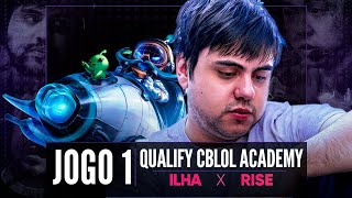 IDL ACADEMY x RISE GAMING  Qualify Academy  4º Fase  JOGO 1  MD3 [upl. by Johannah]