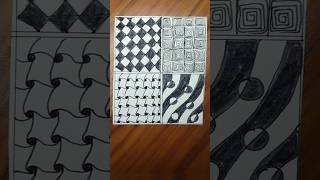 Zentangle patterns Easy doodling Art zentangle doodling art drawing trending shorts doodle [upl. by Halimak878]