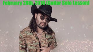 Koe Wetzel  February 28th 2016 Solo Guitar Lesson [upl. by Ailehs315]