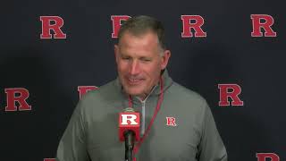 Rutgers coach Greg Schiano previews historic trip to USC [upl. by Harvard]