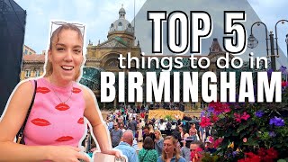 Top 5 Things to do in Birmingham  UK Travel Guide 🤗 [upl. by Eineeuq]