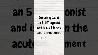 Mechanism of sumatriptan amp pizotifen in migraine management  MRCP revision  shorts migraine [upl. by Smart]