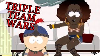 TRIPLE TEAM WARS  South Park Phone Destroyer [upl. by Nylsaj]