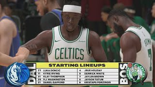 NBA 2K25 Xbox Series X  Dallas Mavericks vs Boston Celtics NBA Finals 2024 Gameplay 4K60HD [upl. by Nigle]