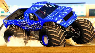 Monster Jam INSANE SAVES 8 monsterjam beamng gravedigger [upl. by Plafker]