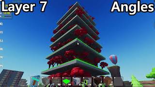 MEGA DEVIL TREE FARM BLOCK TYCOON  Roblox [upl. by Ayrolg]