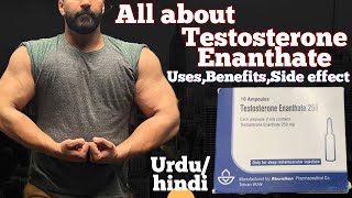 Testosterone Enanthate Uses  Side effects  Benefits UrduHindi [upl. by Eecyak]