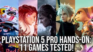 PlayStation 5 Pro HandsOn 11 Games Tested PSSR and RT Upgrades Revealed Developers Interviewed [upl. by Nnyleve]