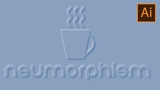 Neumorphism Effect in Illustrator  Create a Reusable Dimensional Style [upl. by Aierbma839]