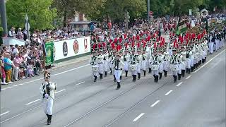 Spielmannszug Radeberg beim Trachten und Schützenzug des Münchner Oktoberfest 2023 [upl. by Stannwood]