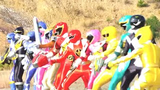 Dino Charge Beast Morphers Team Up  Beast Morphers  Power Rangers Official [upl. by Ehttam]