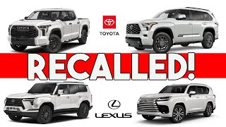 GAME OVER Toyota RECALLS New Turbo V6 Engines in Multiple Toyota and Lexus Trucks amp SUVs [upl. by Enylrac246]