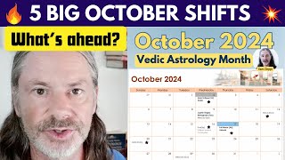 October 2024 Vedic Astrology Debilitated Sun Venus in Scorpio Solar Eclipse Full Moon in Aries [upl. by Leban]