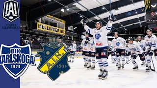 Karlskoga IK  Aik 41  Allsvenskan Hockey Höjdpunkter [upl. by Llieno]