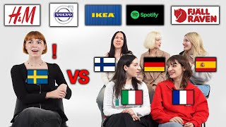 Swedish Was Shocked By The Pronunciation Of Swedish Brand Name In 6 Different Europe Countries [upl. by Celin]