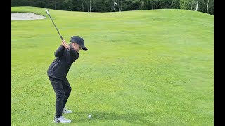 Speler Sandefjord golfklubb for første gang [upl. by Nnylhsa]